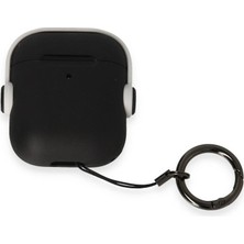 Royaleks Apple Airpods 2 (2.nesil) Cool Kılıf - Siyah-Beyaz