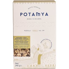 Potamya Organik Yeşil Mercimek Fusıllı 240 G (6'li Paket)