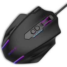 E-Yooso X41 Rgb Oyuncu Mouse 12400 Dpı Kablolu Gaming Mouse 11 Tuşlu