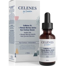 Celenes By Sweden Celenes Kafein %5+Rowan Ber.aktif Göz Çevresi Serum 30ML (5'li Paket)