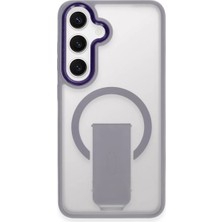 Berselya Underwear & Accessories Newface Samsung Galaxy S24 Tork Magsafe Standlı Kapak - Lila