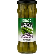 De&co Yeşil Kuşkonmaz Konservesi 330 G (2'li Paket)