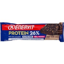 Enervit Protein Bar Crispy Bitter Çikolata  40 G (5'li Paket)
