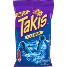 Takis Blue Heat Acı Biberli Misket Limon Aromalı  Mısır Cipsi 90 G (8'li Paket)