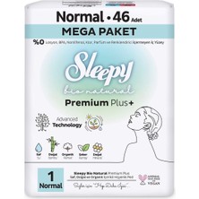 Sleepy Bio Natural Mega Normal Hijyenik Ped 46'lı