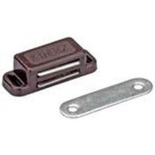 MiraLive Kahve 50 Adet Mıknatıslı Çıtçıt Ithal 45X17 mm - Sandık, Kutu, Mobilya ve Dolap Kapağı Ma