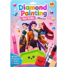 Herşey Nota Kpop Boncuk Yapıştırma Elmas Boyama Çocuk Etkinlik Seti Hediye Kiti
