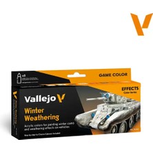 Vallejo 70263, 8X18 Ml. Winter Weathering By Chema Cabrero Boya Seti