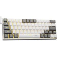 E-Yooso Blue Switch Z11 Mini Ingilizce Q Klavye Full Anti Ghosting Mekanik Oyuncu Klavyesi