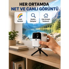 Just Cheap Store Hafif ve Taşınabilir Projektör – 750 Gram Ağırlıkla Mobil Kullanıma Uygun Yeni Nesil