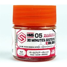 Mr. Hobby Mr.hobby Hms-05 10 Ml. 30 Minutes Sisters Colors, Pale Clear Orange, Aqueous Serisi Model Boyası