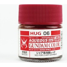 Mr. Hobby Mr.hobby Hug-06, 10 Ml. Red For Char Aznable Aqueous Gundam Maket Boyası