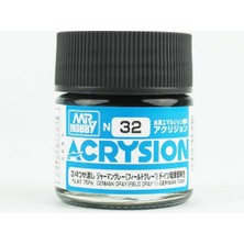 Mr. Hobby Mr.hobby N-032, 10 Ml. German Gray Acrysion Maket Boyası