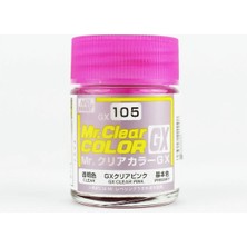 Mr. Hobby Mr.hobby GX-105, 18 Ml. Clear Pink Mr.clear Color Maket Boyası