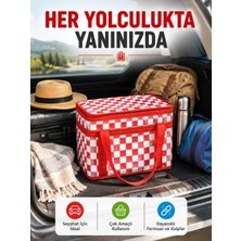 Epilons 25 Litre Isı Yalıtımlı Termos Çanta Alüminyum Folyo Iç Kaplamalı Piknik Çantası