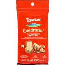 Loacker Fındık Kreması Dolgulu Çıtır Küp Gofret 54 G (6'li Paket)