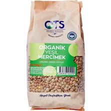 Ots Organik Yeşil Mercimek 750 G (3'li Paket)