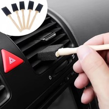 Hace Bazaar 5&amp;apos;li Araba Havalandırma Temizleme Fırçaları Klima Çıkışları,toz Alma&amp;amp;otomobil Içi Detaylı Mini Temizlik Aparatları (4887)