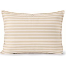 PureText | Pureshine | Çizgili %100 Pamuk Saten 2’li Yastık Kılıfı Seti | 50X70CM |