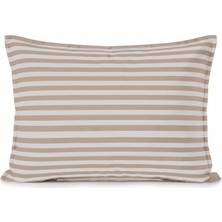 PureText | Pureshine | Çizgili %100 Pamuk Saten 2’li Yastık Kılıfı Seti | 50X70CM |