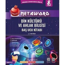 Akm Kitap 8. Sınıf Din Kültürü ve Ahlak Bilgisi Metaword Baş Ucu Kitabı Nartest Yayınları