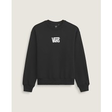 Vans Stretch Logo Crew Erkek Siyah/beyaz Sweatshirt VN00105MY281