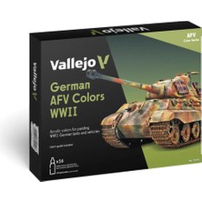 Vallejo 70255, 16X18 Ml. German Afv Colors Wwıı Model Color Maket Boyası Seti