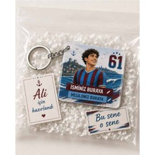 Çinili Sanat Kişiye Özel Laminasyon Kaplamalı Anahtarlık |trabzonspor