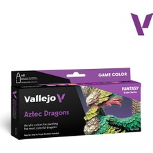 Vallejo 72195, 8X18 Ml. Aztek Dragons Game Color Boya Seti