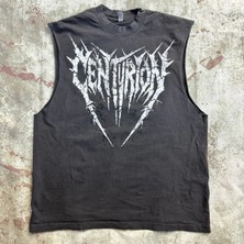 Centurion Labz Centurıon Labs Iron Reign Cutoffs- Assorted - Large Fıtness Atlet