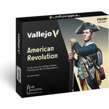 Vallejo 70259, 16X18 Ml. American Revolution Model Color Maket Boyası Seti