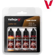 Vallejo 72385, 4X18 Ml. Leather Game Color Boya Seti