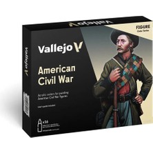 Vallejo 70256, 16X18 Ml. American Civil War Model Color Maket Boyası Seti