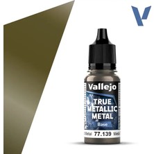 Vallejo 77139, 18 Ml. Aged Metal Base True Metallic Metal Maket Boyası