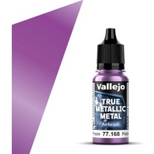 Vallejo 77168, 18 Ml. Amethyst Purple Airbrush True Metallic Metal Maket Boyası