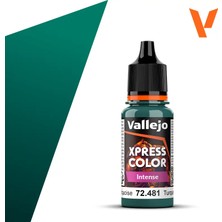 Vallejo 72481, 18 Ml. Heretic Turquoise Xpress Game Color Maket Boyası
