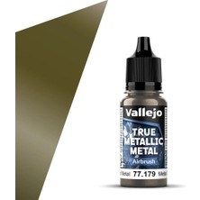 Vallejo 77179, 18 Ml. Aged Metal Airbrush True Metallic Metal Maket Boyası