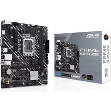 Asus Prıme H610M-K Argb H610 Ddr5 VGA Glan Matx Hd US32 M2 1700P Anakart