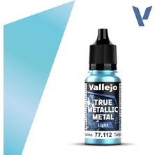 Vallejo 77112, 18 Ml. Hydra Turquoise Light True Metallic Metal Maket Boyası