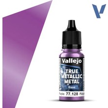 Vallejo 77128, 18 Ml. Amethyst Purple Base True Metallic Metal Maket Boyası