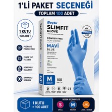Reflex  Slimfit Copolymer Pudrasız Tek Kullanımlık Eldiven 100'LÜ