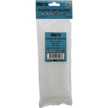 Hace Bazaar Beyaz   3.6X200MM  Plastik Cırt Kelepçe  100PCS (4887)