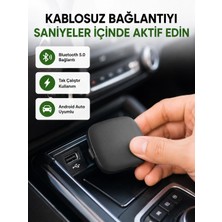 Mey ® Android Auto Kablosuz Adaptör Bluetooth 5.0 ve 5.8ghz Wifi Destekli Yeni Nesil Najmaddin