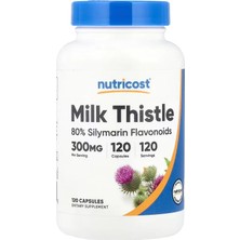 Nutricost Milk Thistle 80% 300 Mg 120 Caps