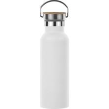 Almalıyım 500 ml Bambu Kapaklı Termos