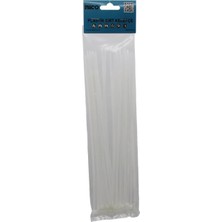 Hace Bazaar 25PCS   Beyaz   3.6X250MM  Plastik Cırt Kelepçe (4887)