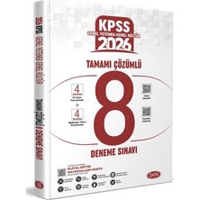 Data Yayınları 2026 Kpss Genel Yetenek Genel Kültür Tamamı Çözümlü 8 Deneme Sınavı