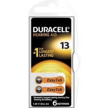 Hace Bazaar Duracell 13 Işitme Cihazı Kulak Pili 6 Parça  Kutu (4887)