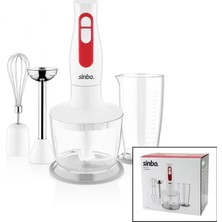 Hace Bazaar Turbo El Blender Seti Doğrayıcı- Mikser- Blender 2 Kademe Hız 600ML Hazne - 700ML Ölçü Kabı SHB-3100S (4887)