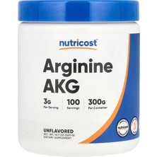 Nutricost Arginine Akg Nitric Oxid 300 G